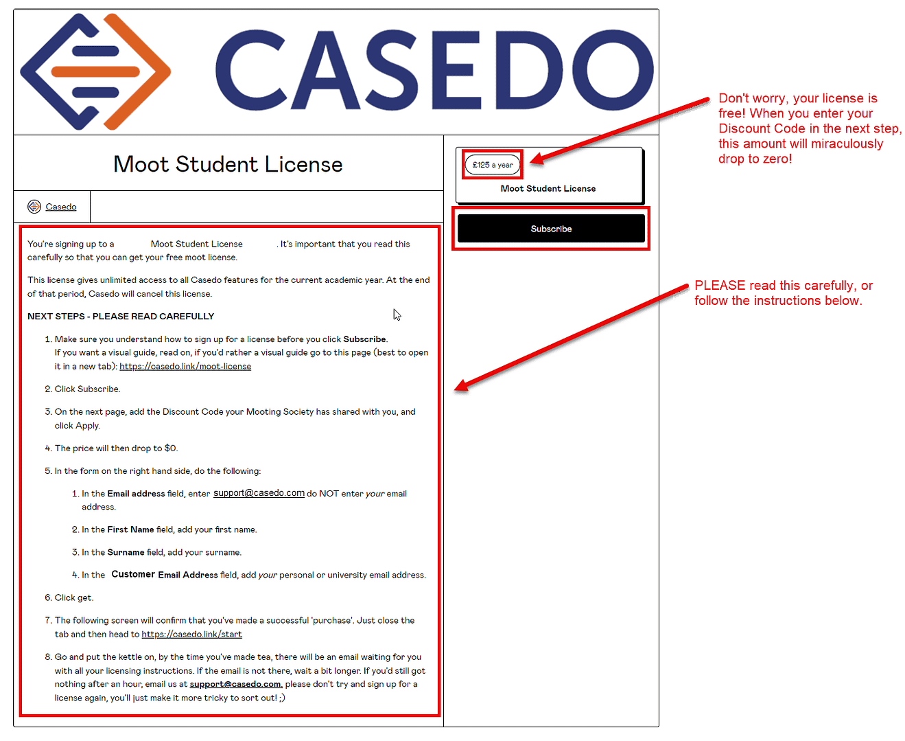 A screenshot of the casedo student loan application showing failure to import notifications.