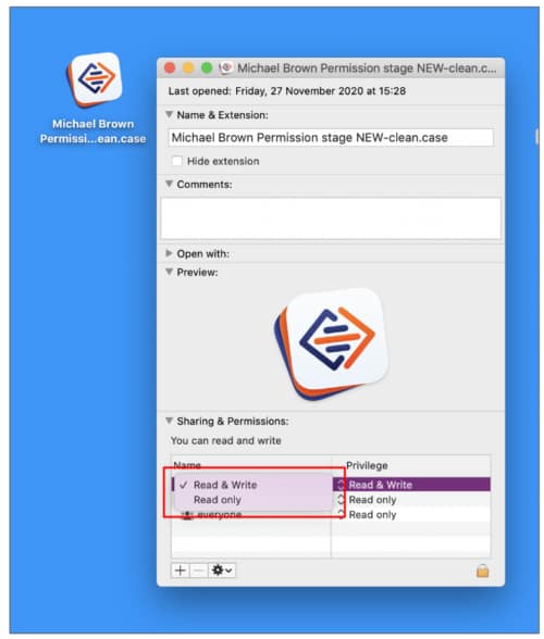 mac file properties