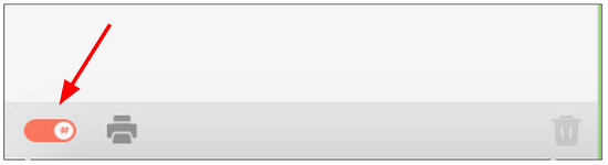 Toggle simple pagination on