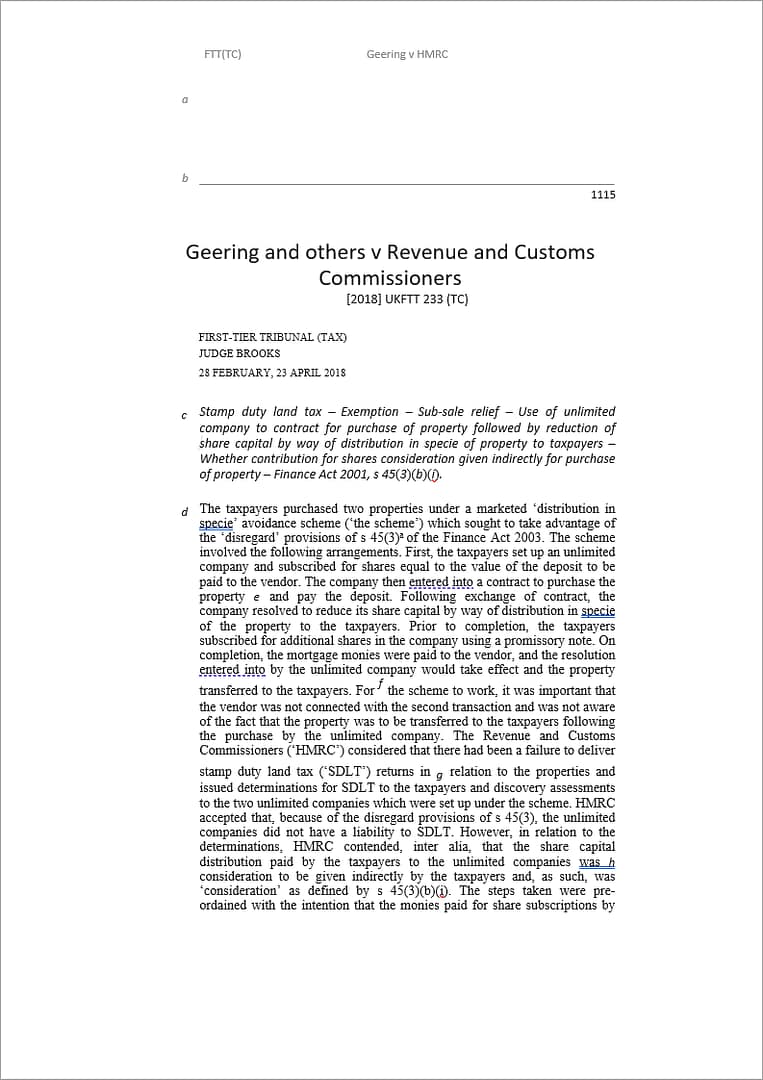 Image of an RTF document
