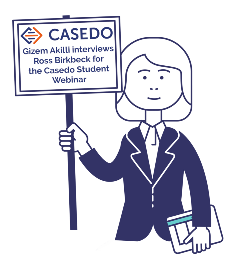Gizem Akilli interviews Ross Birkbeck for the Casedo Law Student Webinar