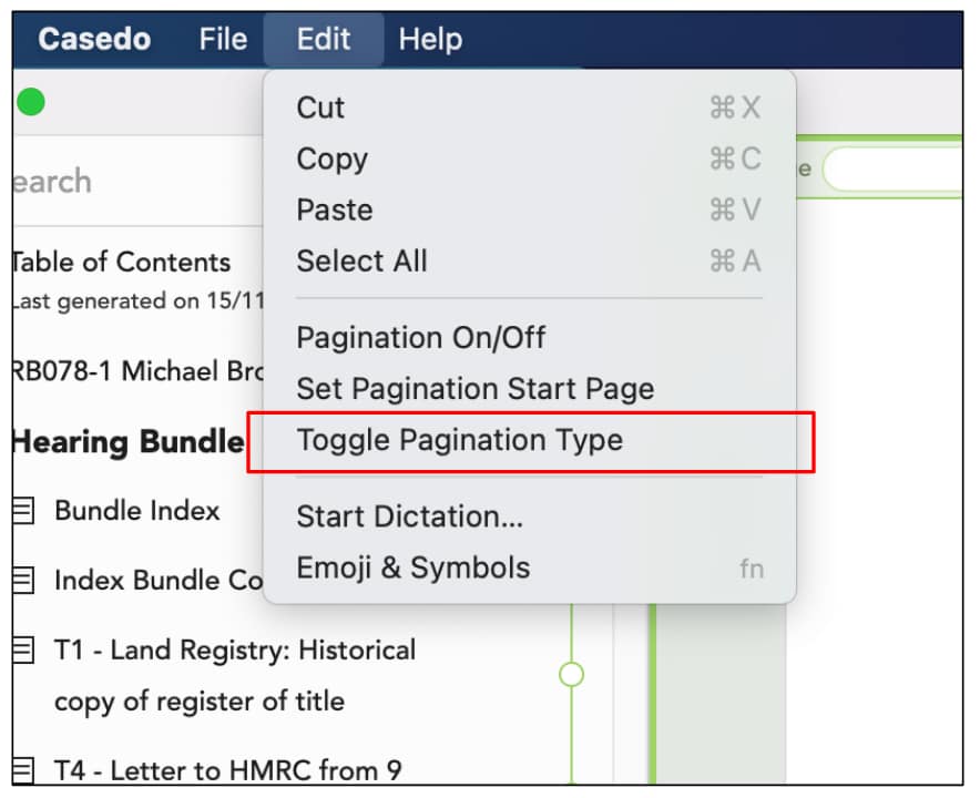 toggle pagination type
